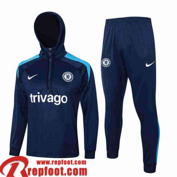 Chelsea Survetement de Foot - Sweat A Capuche Homme 24 25 A294  Chelsea Survetement de Foot - Sweat A Capuche Homme 24 25 A294