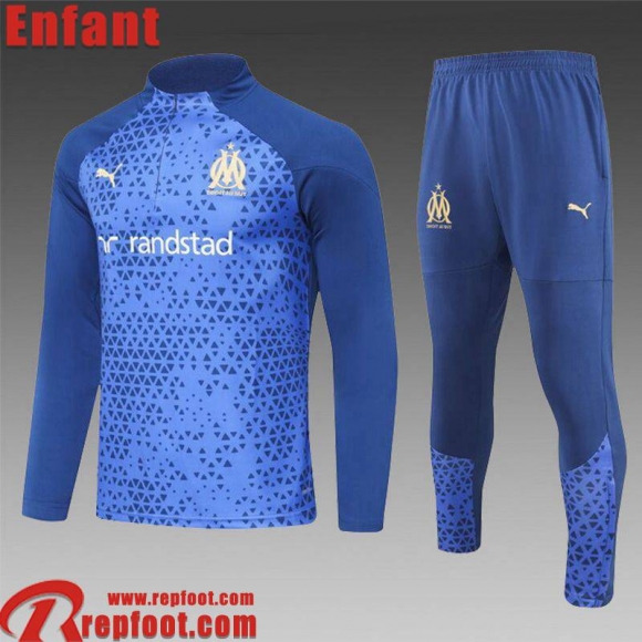 Marseille KIT: Survetement de Foot Enfant 23 24 C199