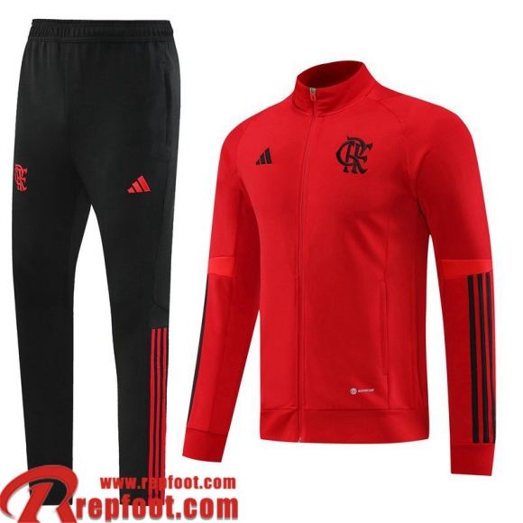 Veste Foot Flamengo rouge Homme 2022 2023 JK680