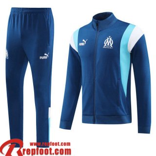 Veste Foot Marseille bleu Homme 2023 2024 JK686