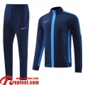 Veste Foot Sport bleu Homme 2023 2024 JK692