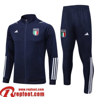 Veste Foot Italie bleu Homme 2023 2024 JK700