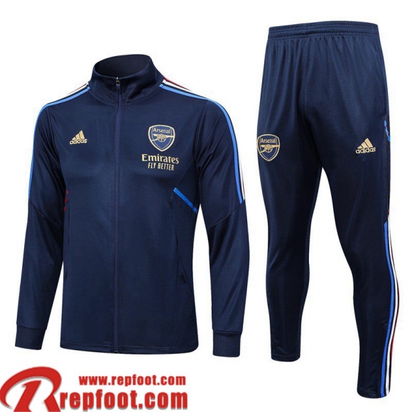 Veste Foot Arsenal bleu Homme 2023 2024 JK705