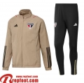 Veste Foot Sao Paulo Kaki Homme 2023 2024 JK710