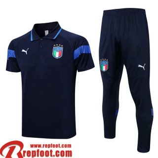 Polo foot Italie bleu marine Homme 2022 2023 PL626
