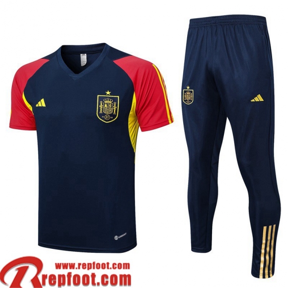 Polo foot Espagne bleu marine Homme 2023 2024 PL636