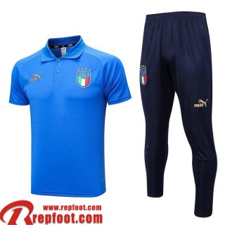 Polo foot Italie bleu Homme 2023 2024 PL643