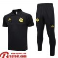 Polo foot Dortmund BVB noir Homme 2023 2024 PL646 Polo foot Dortmund BVB noir Homme 2023 2024 PL646