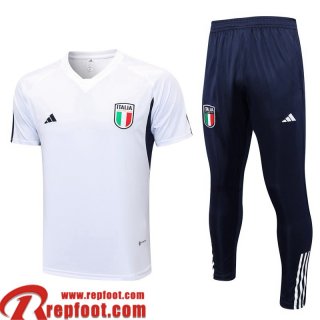 Polo foot Italie Blanc Homme 2023 2024 PL652