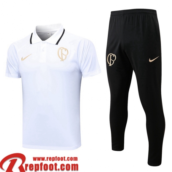 Polo foot Corinthians Blanc Homme 2023 2024 PL657 Polo foot Corinthians Blanc Homme 2023 2024 PL657
