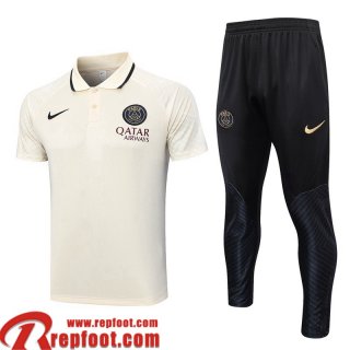 Polo foot PSG abricot Homme 2023 2024 PL660