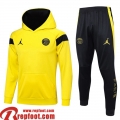 Sweatshirt Foot PSG jaune Homme 2023 2024 SW57