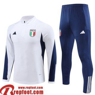 Survetement de Foot Italie Blanc Homme 2022 2023 TG729