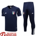 Survetement T Shirt Italie bleu marine Homme 2023 2024 TG751