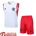 Survetement Sans manches Flamengo Blanc Homme 2023 2024 TG761