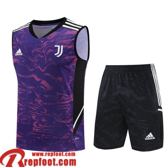 Survetement Sans manches Juventus Violet Homme 2023 2024 TG781