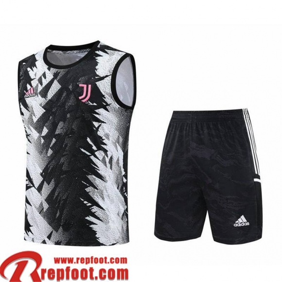 Survetement Sans manches Juventus noir blanc Homme 2023 2024 TG783