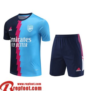 Survetement T Shirt Arsenal bleu fonc