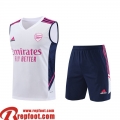 Survetement Sans manches Arsenal Blanc Homme 2023 2024 TG794