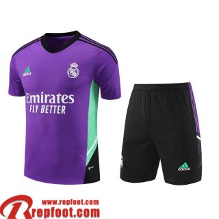 Survetement T Shirt Real Madrid Violet Homme 2023 2024 TG797