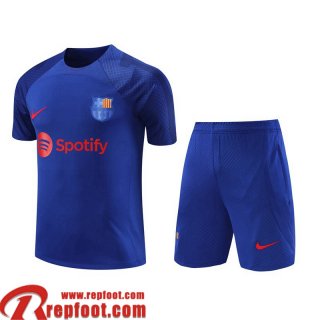 Survetement T Shirt Barcelone bleu Homme 2023 2024 TG803