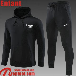 Sweatshirt Foot PSG noir Enfant 2023 2024 TK548