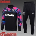 Survetement de Foot West Ham noir Enfant 2022 2023 TK557