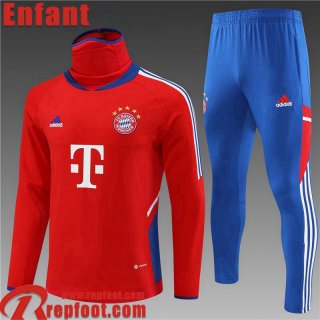 Survetement de Foot Bayern Munich bleu Enfant 2022 2023 TK566