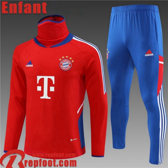 Survetement de Foot Bayern Munich bleu Enfant 2022 2023 TK566  Survetement de Foot Bayern Munich bleu Enfant 2022 2023 TK566