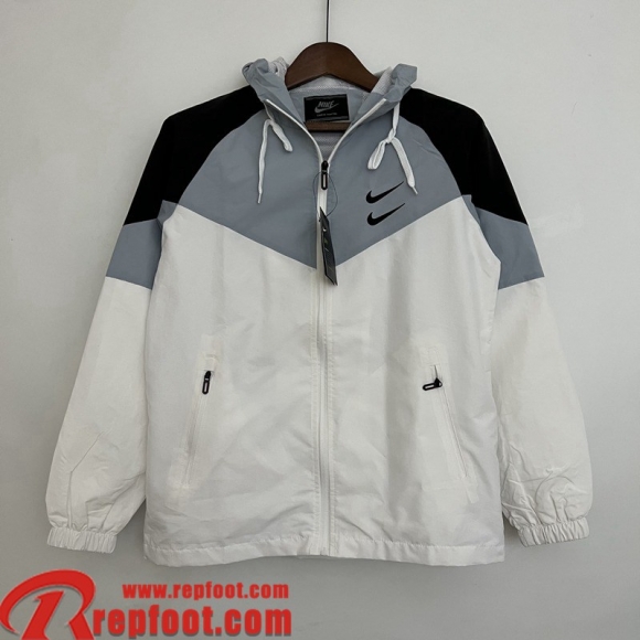 Coupe Vent - Sweat a Capuche Sport Blanc Homme 2023 2024 WK249