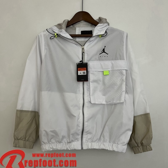 Coupe Vent - Sweat a Capuche Sport Blanc Homme 2023 2024 WK257 Coupe Vent - Sweat a Capuche Sport Blanc Homme 2023 2024 WK257