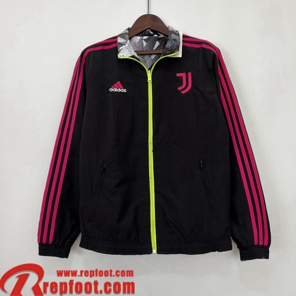 Coupe Vent Juventus noir Homme 2023 2024 WK293  Coupe Vent Juventus noir Homme 2023 2024 WK293