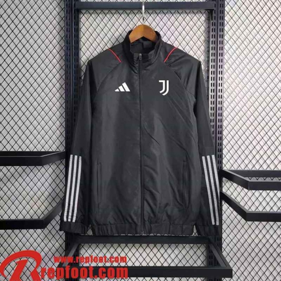 Coupe Vent Juventus noir Homme 2023 2024 WK321  Coupe Vent Juventus noir Homme 2023 2024 WK321