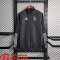 Coupe Vent Real Madrid noir Homme 2023 2024 WK325