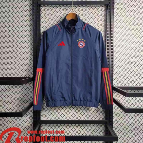 Coupe Vent Bayern Munich bleu Homme 2023 2024 WK330 Coupe Vent Bayern Munich bleu Homme 2023 2024 WK330