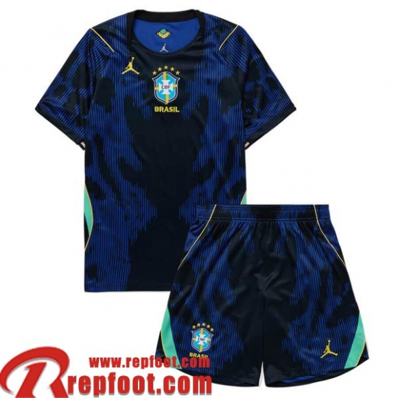 Bresil Maillots De Foot Exterieur Enfant World Cup 2026