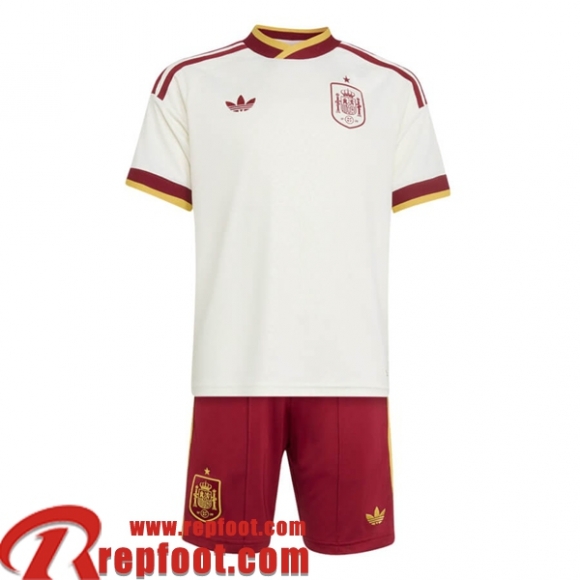 Espagne Maillots De Foot Exterieur Enfant World Cup 2026