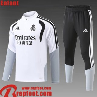 Real Madrid kit: Survetement de Foot Enfant 2026 2027 C1040