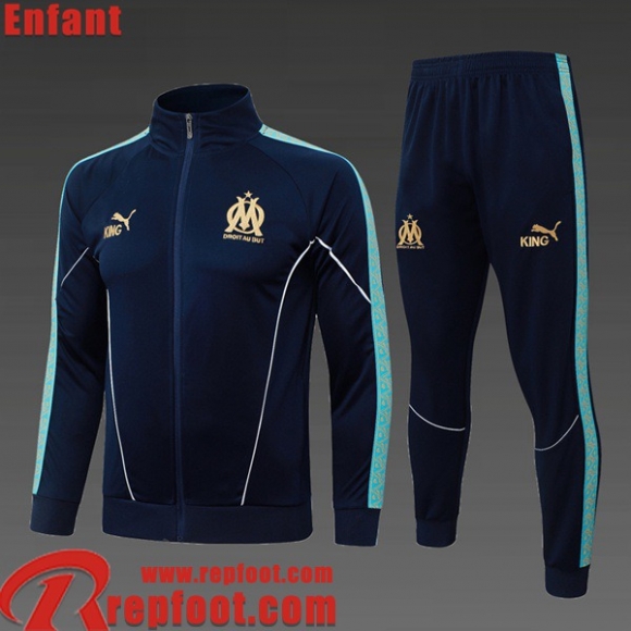 Marseille kit: Veste Foot Enfant 2026 2027 C1045