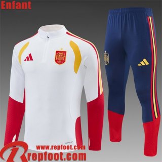 Espagne kit: Survetement de Foot Enfant 2026 2027 C1056