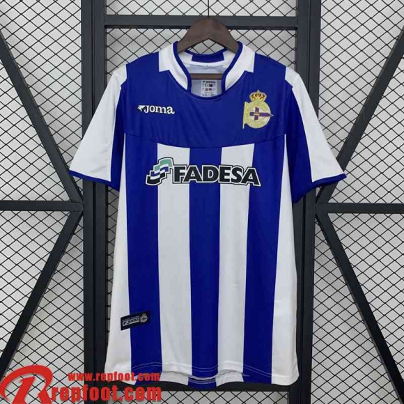 Deportivo La Coruna Retro Maillots De Foot Domicile Homme 03 04 FG747