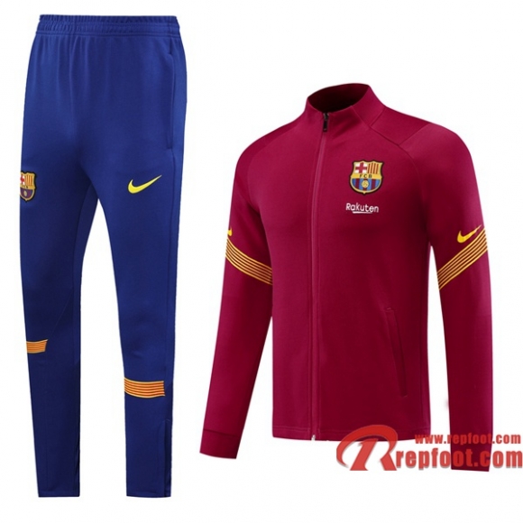 Ensemble Survement - Veste FC Barcelone Rouge 2020 2021