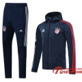 Coupe-Vent Survetement Bayern Munich Bleu Royal 2020 2021