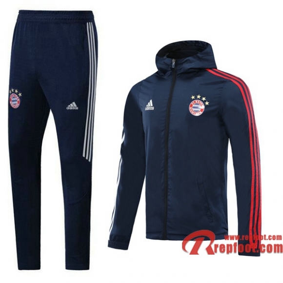 Coupe-Vent Survetement Bayern Munich Bleu Royal 2020 2021 Coupe-Vent Survetement Bayern Munich Bleu Royal 2020 2021