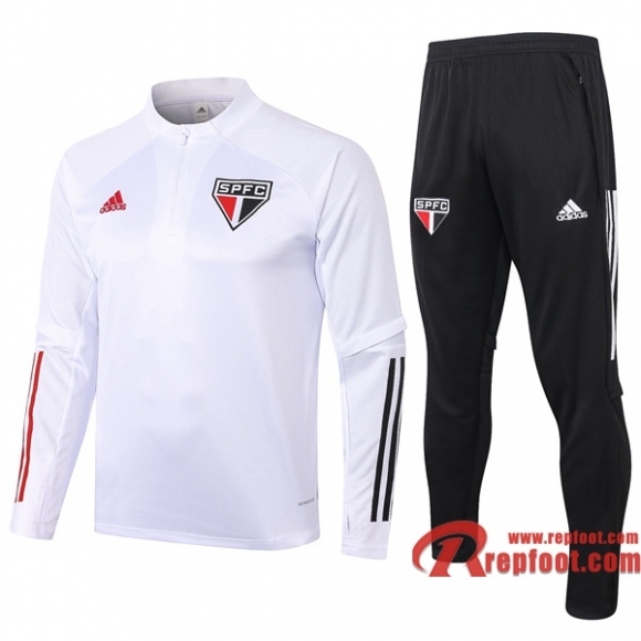 Ensemble Survement Sao Paulo FC Blanc 2020 2021