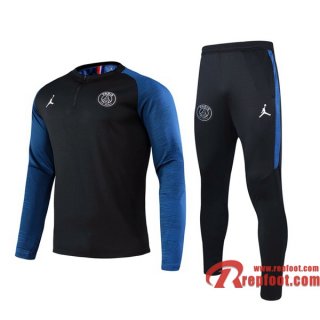 Ensemble Survement Pairis PSG Jordan Noir Bleu 2020 2021