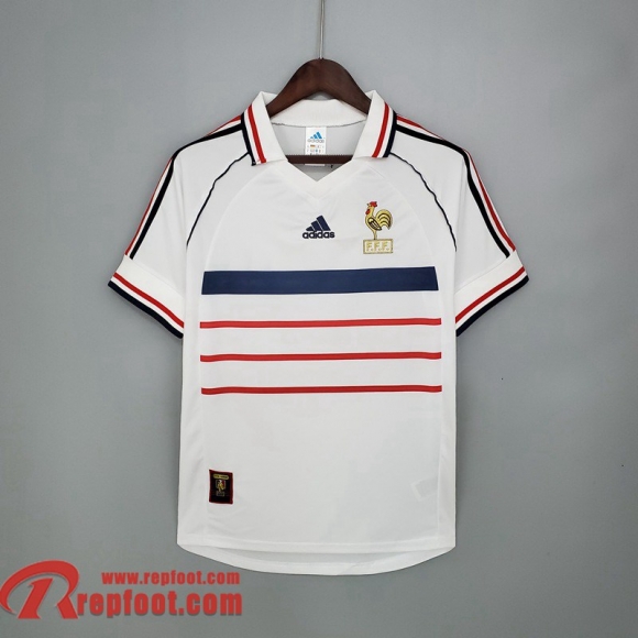 France Retro Maillot De Foot Exterieur 1998 RE98