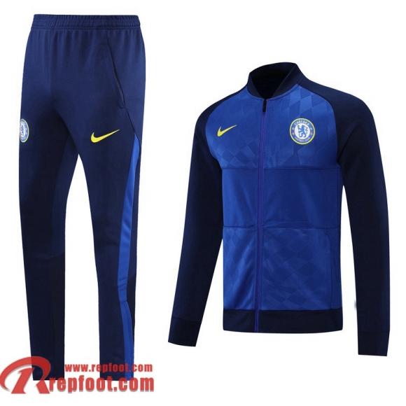 Chelsea Veste Foot Bleu foncé 21-22 JK48