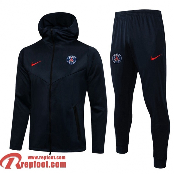 PSG Paris Veste Foot - Sweat a Capuche saphir 21-22 JK60