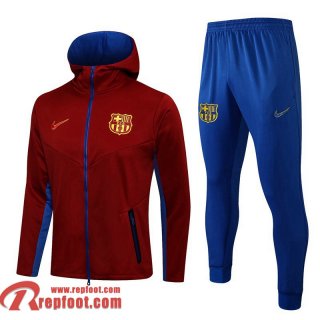 Barcelone Veste Foot - Sweat a Capuche Bordeaux 21-22 JK61